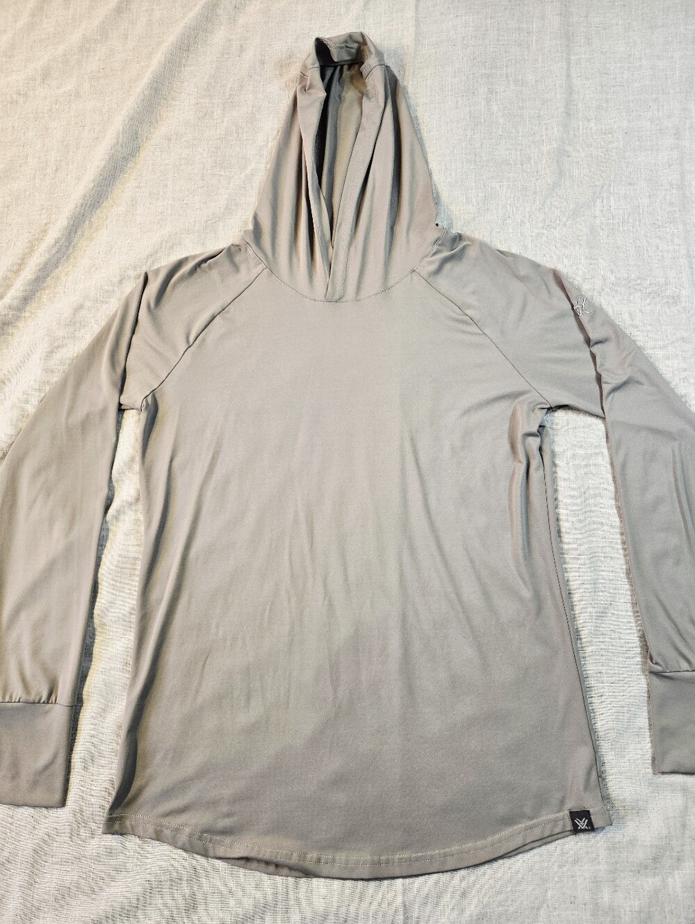 Vortex Optics Womens Large Sun Hoodie Lightweight Performance Gray Long Sleeve